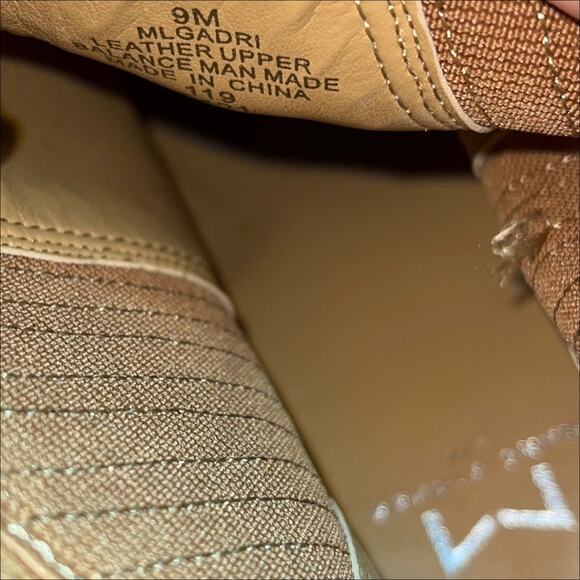 Marc Fisher Gadri Larice Tan Suede Leather Block Heeled Bootie Sz: 8M or 9M NWOB - Picture 13 of 14